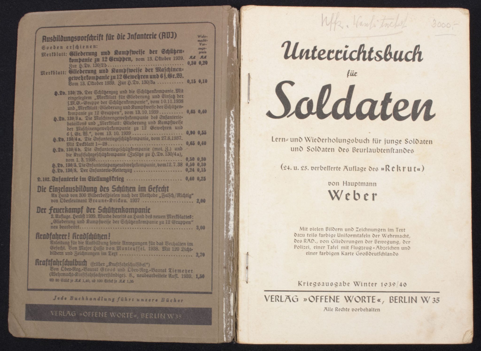 (Book) Unterrichtsbuch fur Soldaten (193941) (Book) Unterrichtsbuch fur Soldaten (193940)