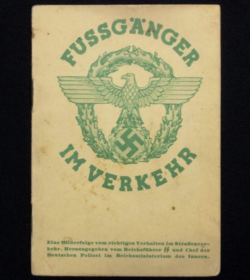 (Booklet) German WW2 Polizei - Fussgänger im Verkehr