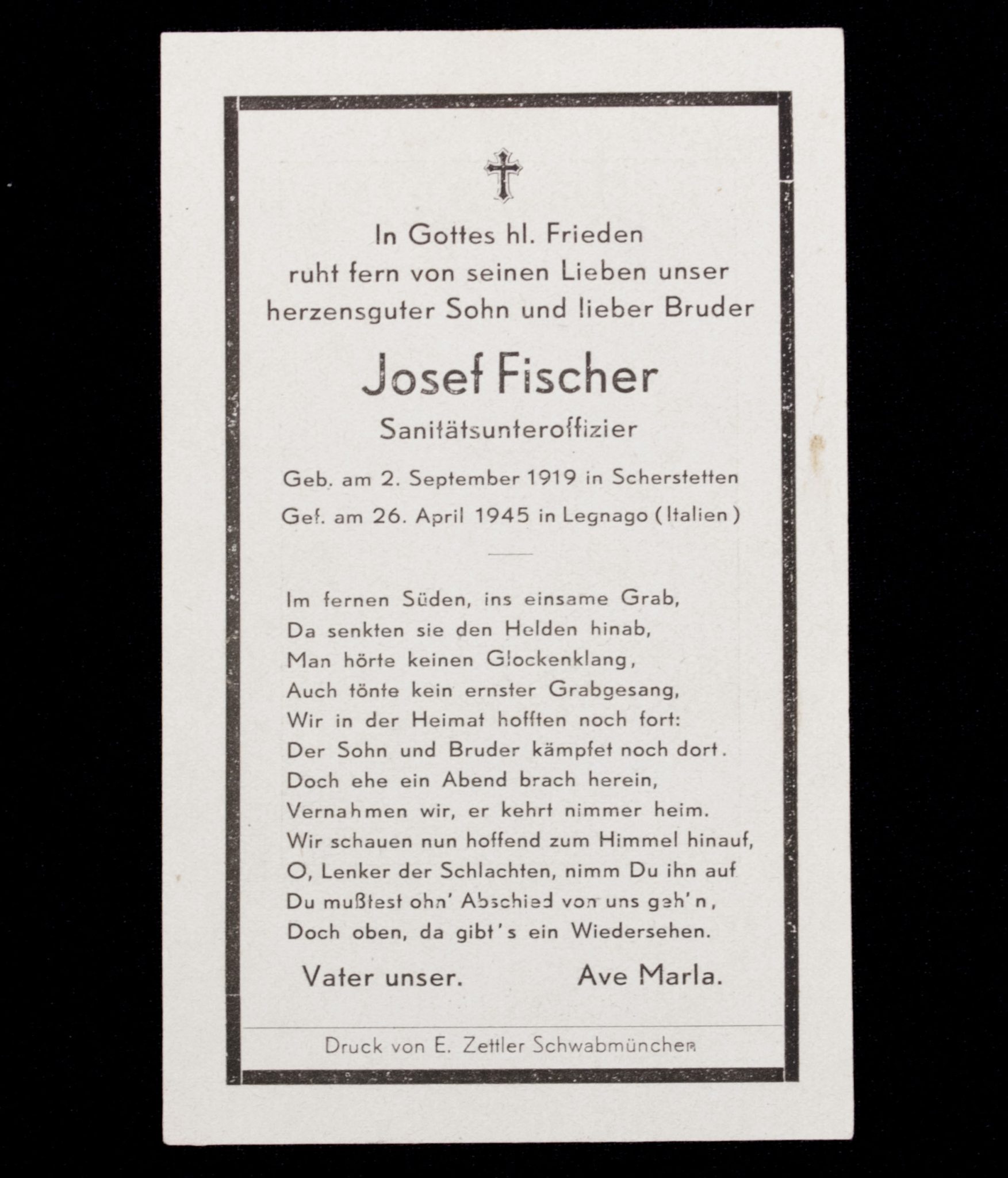 Deathcard DRK – Sanitätsoffizier (1946) Deathcard DRK – Sanitätsoffizier (1945)