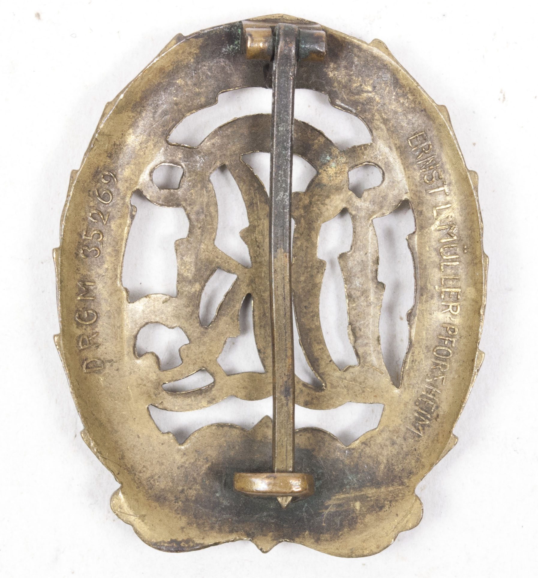 Deutsches Reichssportabzeichen (DRL) bronze – (Maker Ernst Müller) (1) Deutsches Reichssportabzeichen (DRL) bronze – (Maker Ernst Müller)