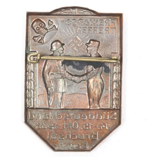 Freikorpstreffen Süddeutschland 14.15.Okt.1933 Bruchsal Baden - EXTREMELY RARE