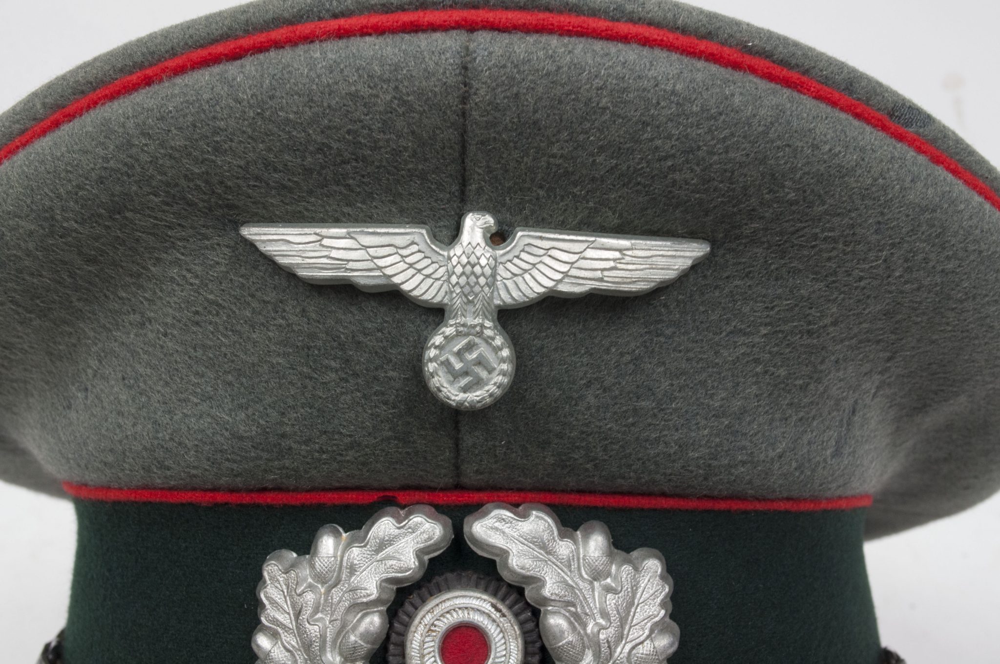 German Artillery NCO visor cap (NAMED 31 A.R. 17. Erlangen) (5)