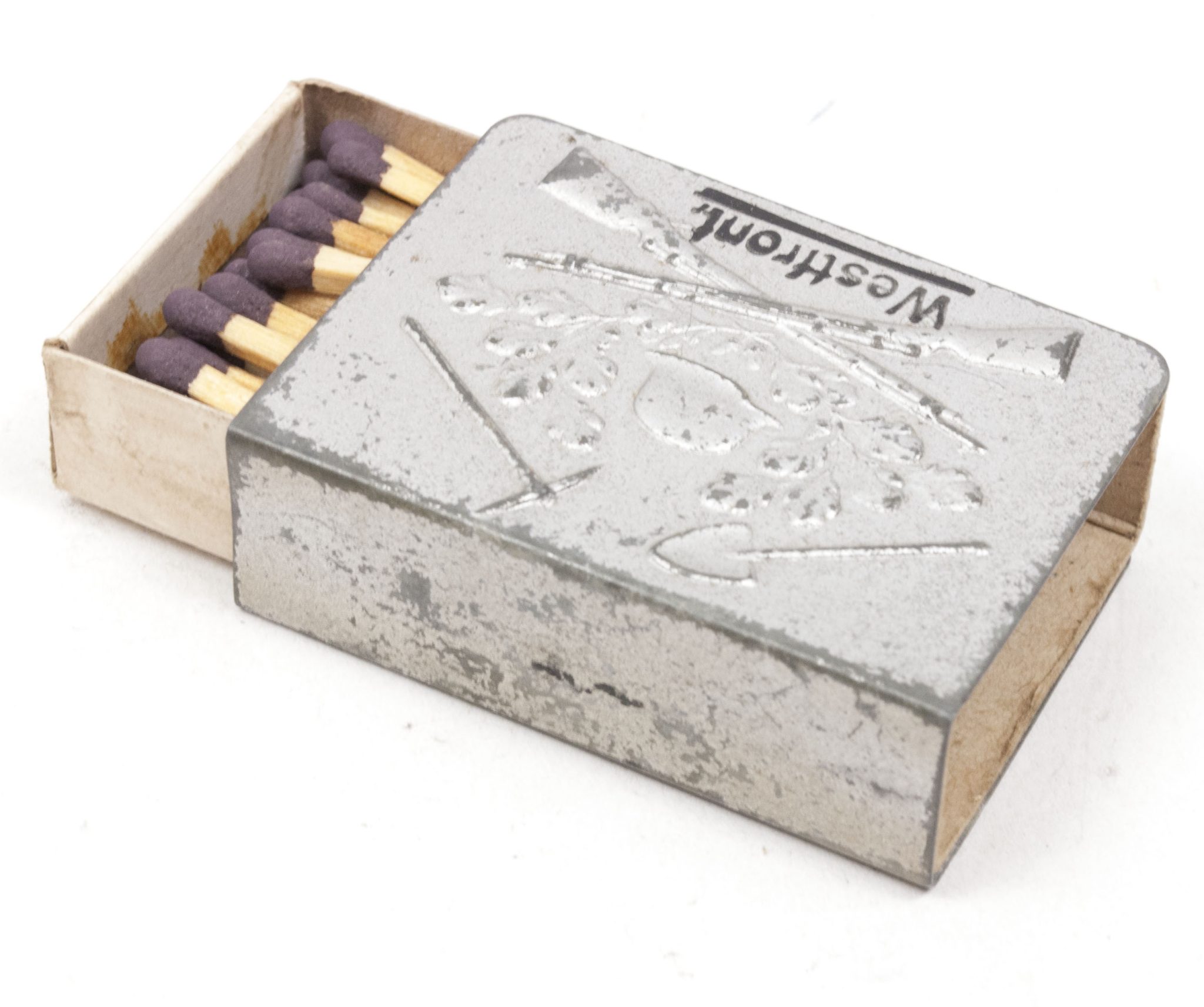 German WWI Matchbox holder "Westfront" - RARE - Image 11