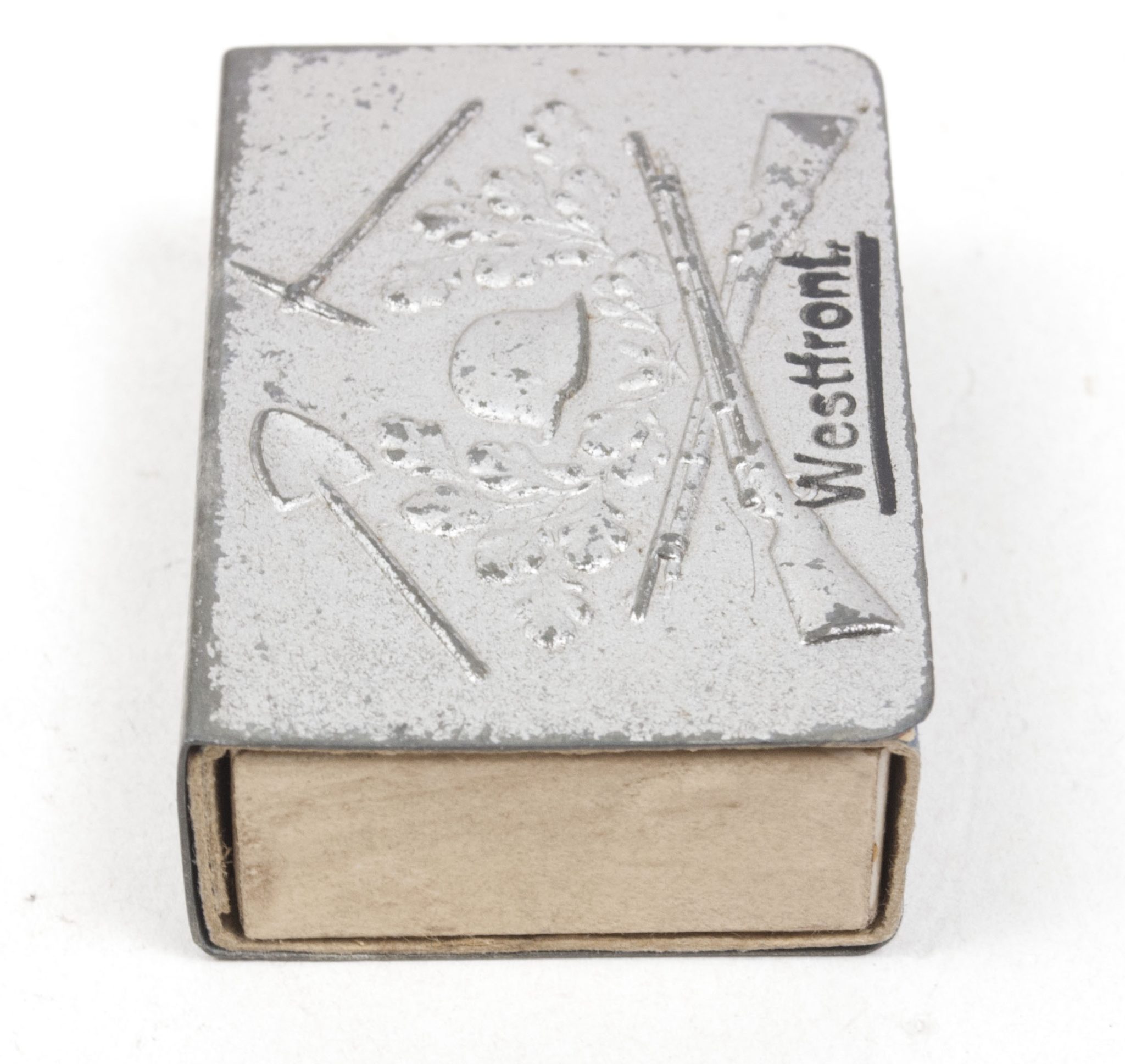 German WWI Matchbox holder "Westfront" - RARE - Image 12