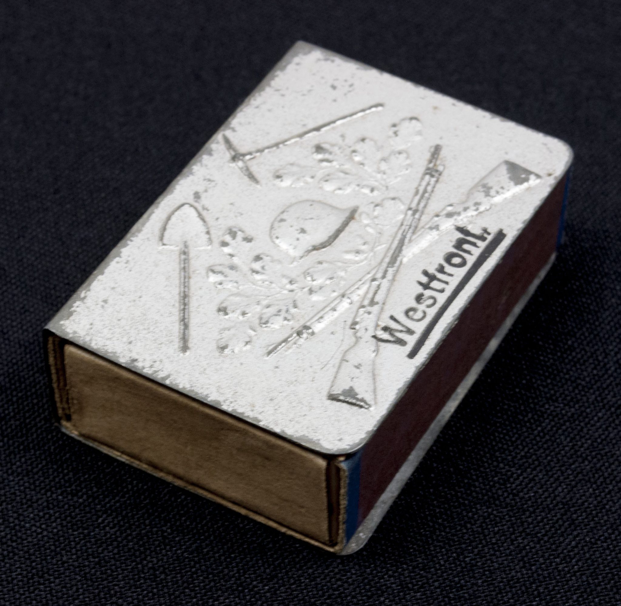 German WWI Matchbox holder Westfront – RARE (2)