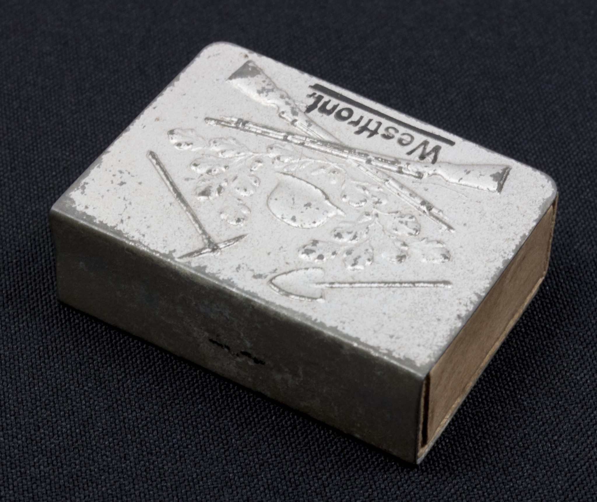 German WWI Matchbox holder "Westfront" - RARE - Image 3