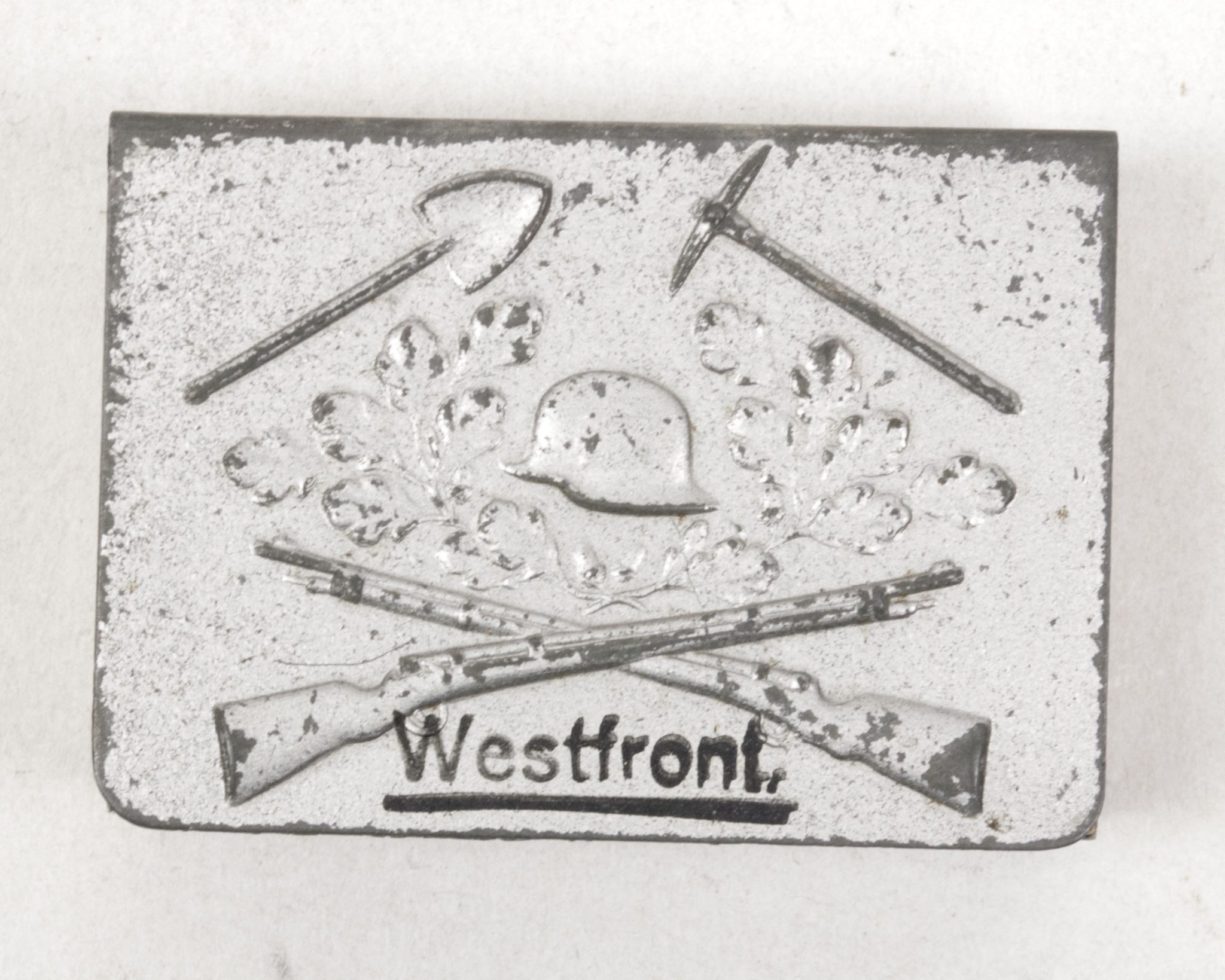 German WWI Matchbox holder "Westfront" - RARE - Image 9