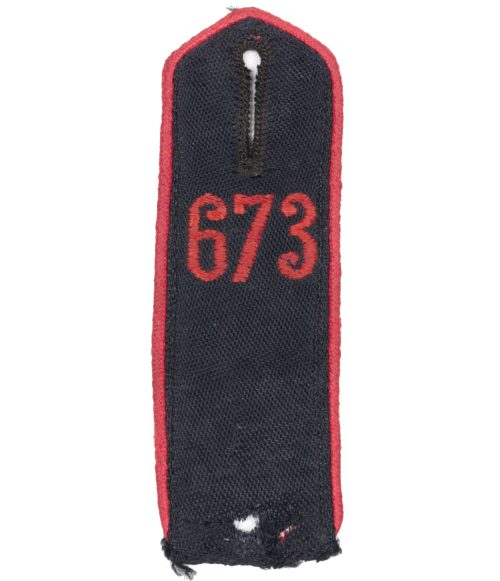 Hitlerjugend (HJ) single shoulderboard for Bann 673 Eupen