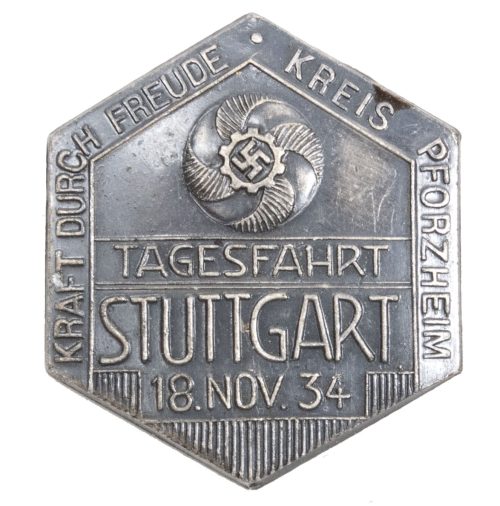 Kraft durch Freude (KDF) Kreis Pforzheim Tagesfahrt Stuttgart 18.Nov.1934