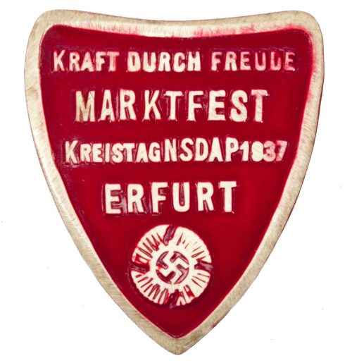 Kraft durch Freude (KDF) Marktfest Kreistag NSDAP 1937 Erfurt