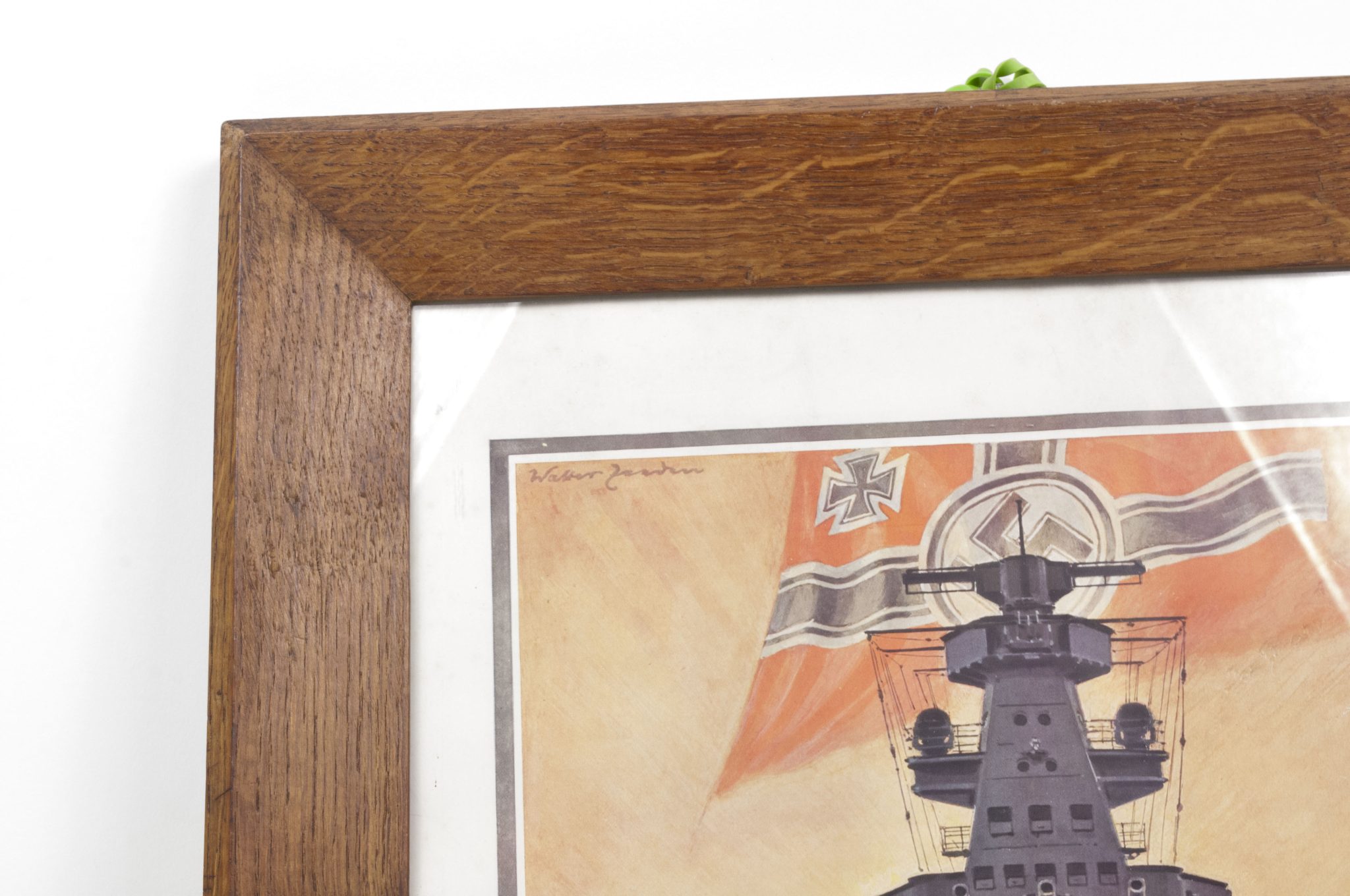 Kriegsmarine (KM) framed luxuary citation (55x40 cm) - Image 11