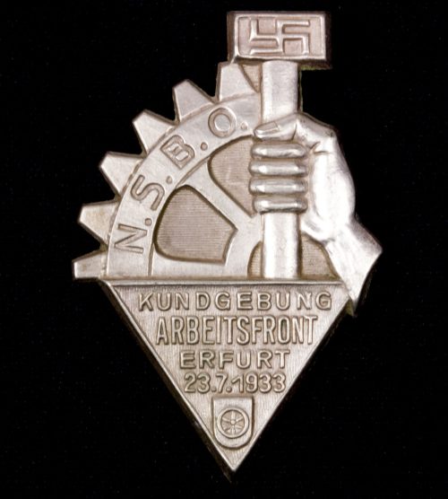 N.S.B.O. Kundgebung Arbeitsfront Erfurt 23.7.1933