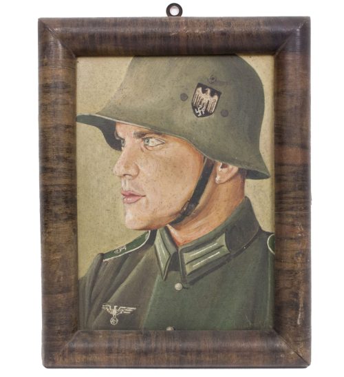 (Painting) Wehrmacht (Heer) Soldier IR15