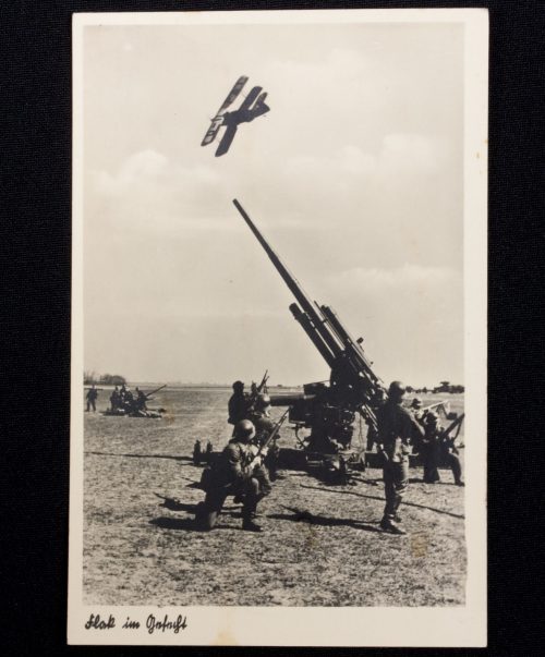 (Postcard) Flak im Gefecht