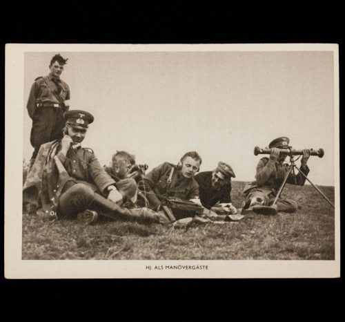 (Postcard) HJ. Als Manövergäste