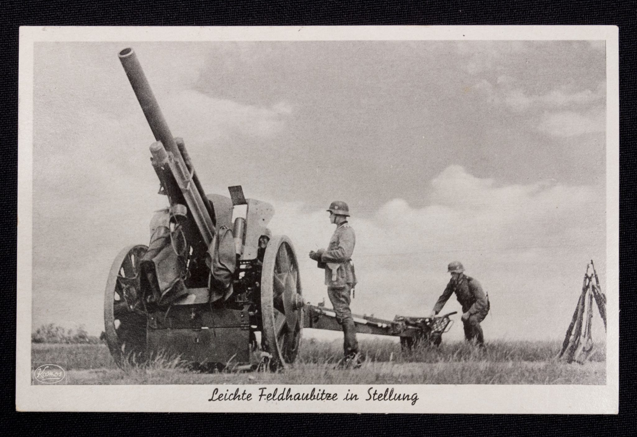 (Postcard) Leichte Feldhaubitze in Stellung