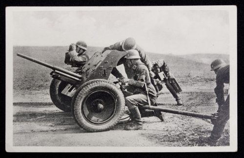 (Postcard) Pak-Geschütz Ffeuerbereit