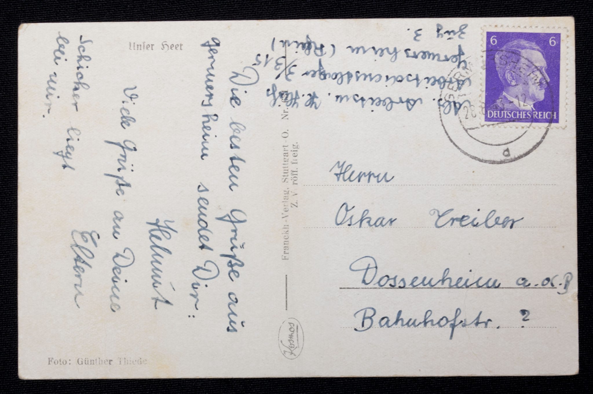 (Postcard) Unsere Heer. MG. geht vor (3) (Postcard) Unsere Heer. MG. geht vor