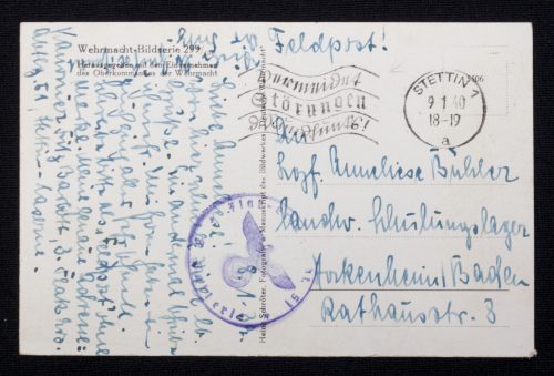 (Postcard) Wehrmacht Bildserie 299 'Feuer