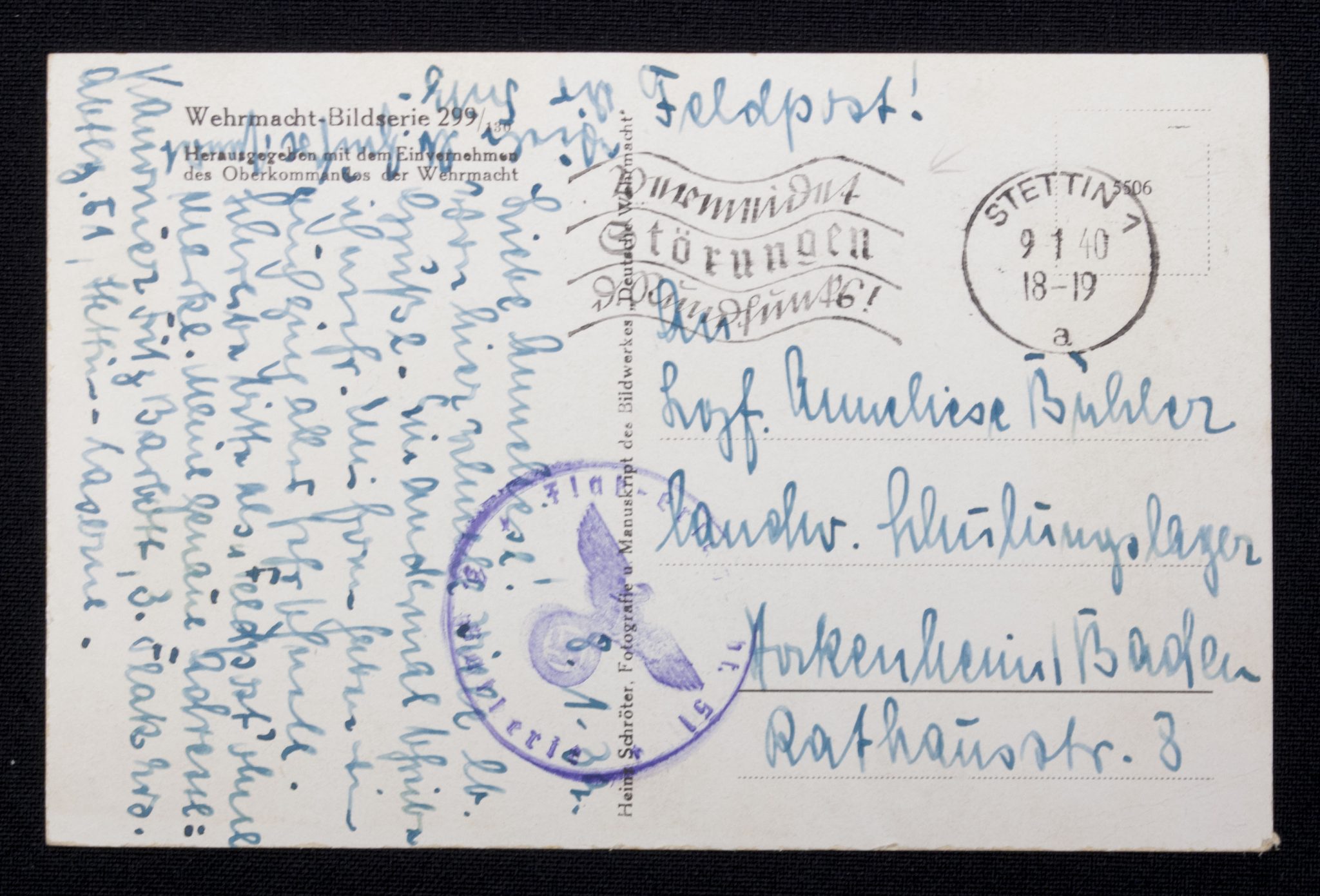 (Postcard) Wehrmacht Bildserie 299 ‘Feuer (3) (Postcard) Wehrmacht Bildserie 299 'Feuer