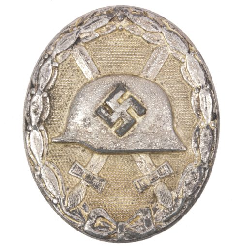 Verwundetenabzeichen Silver Silver Woundbadge mm 107 Carl Wild