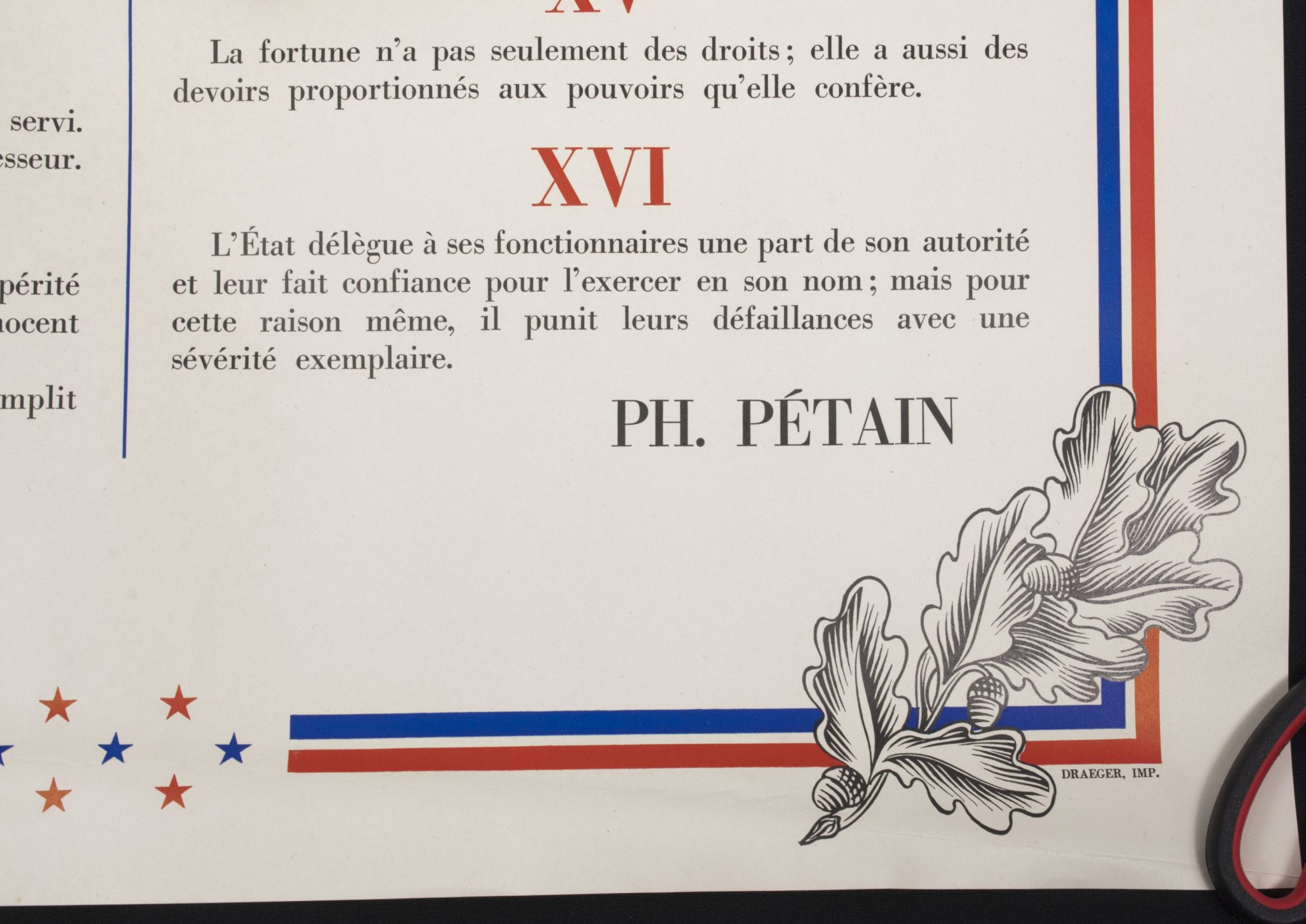 Vichy France poster + Marechal Petain book: "Principes de la Communauté" - Image 14