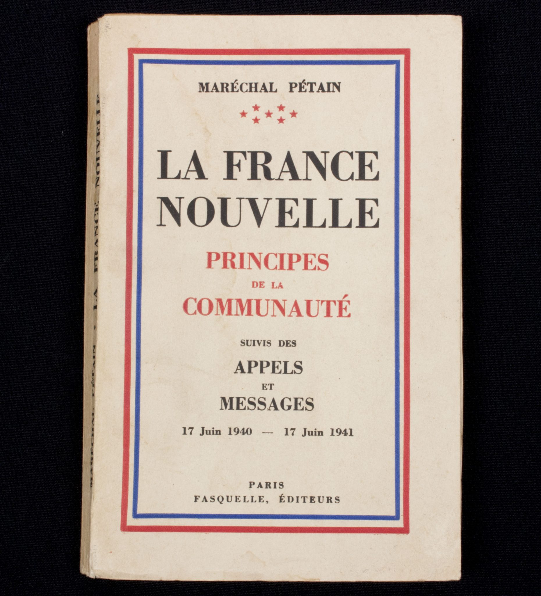 Vichy France poster + Marechal Petain book: "Principes de la Communauté" - Image 15