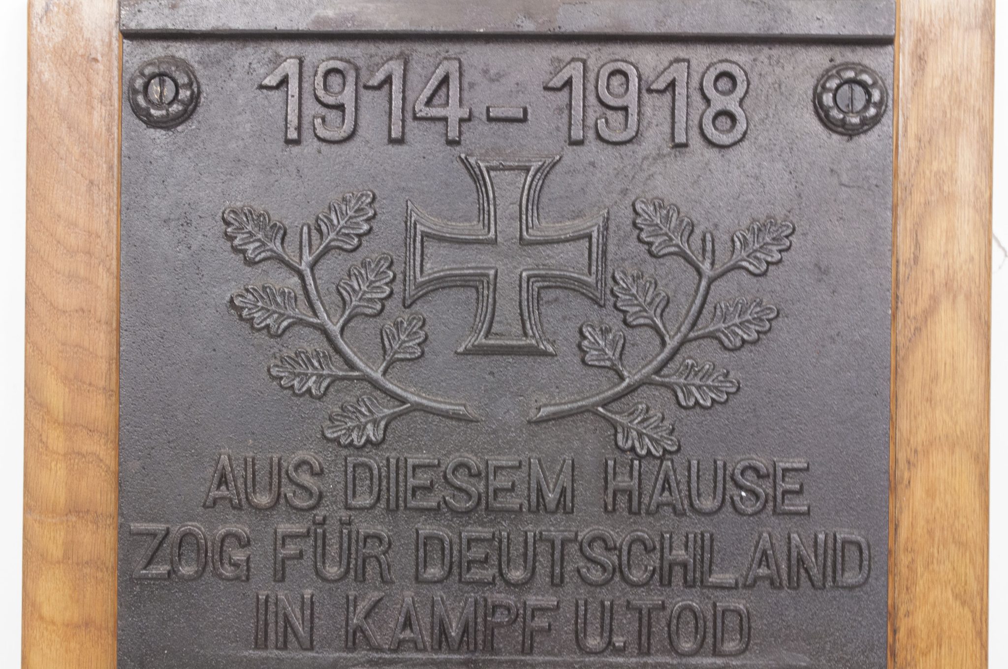 WWI large commemorative plate Feldwebel Hugo Hölling 8/RJR 213 gefallen bei Ypern 7.7.1915 - Image 9