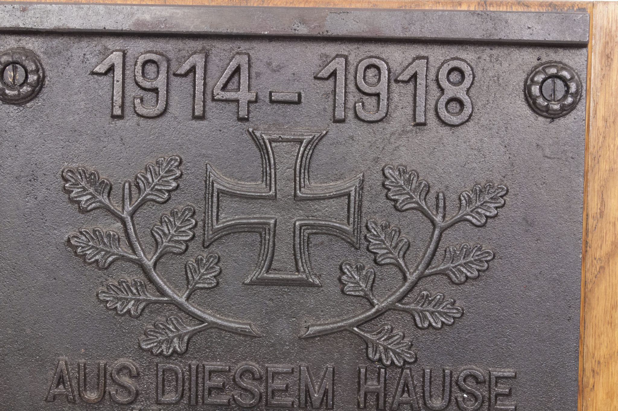 WWI large commemorative plate Feldwebel Hugo Hölling 8/RJR 213 gefallen bei Ypern 7.7.1915 - Image 8