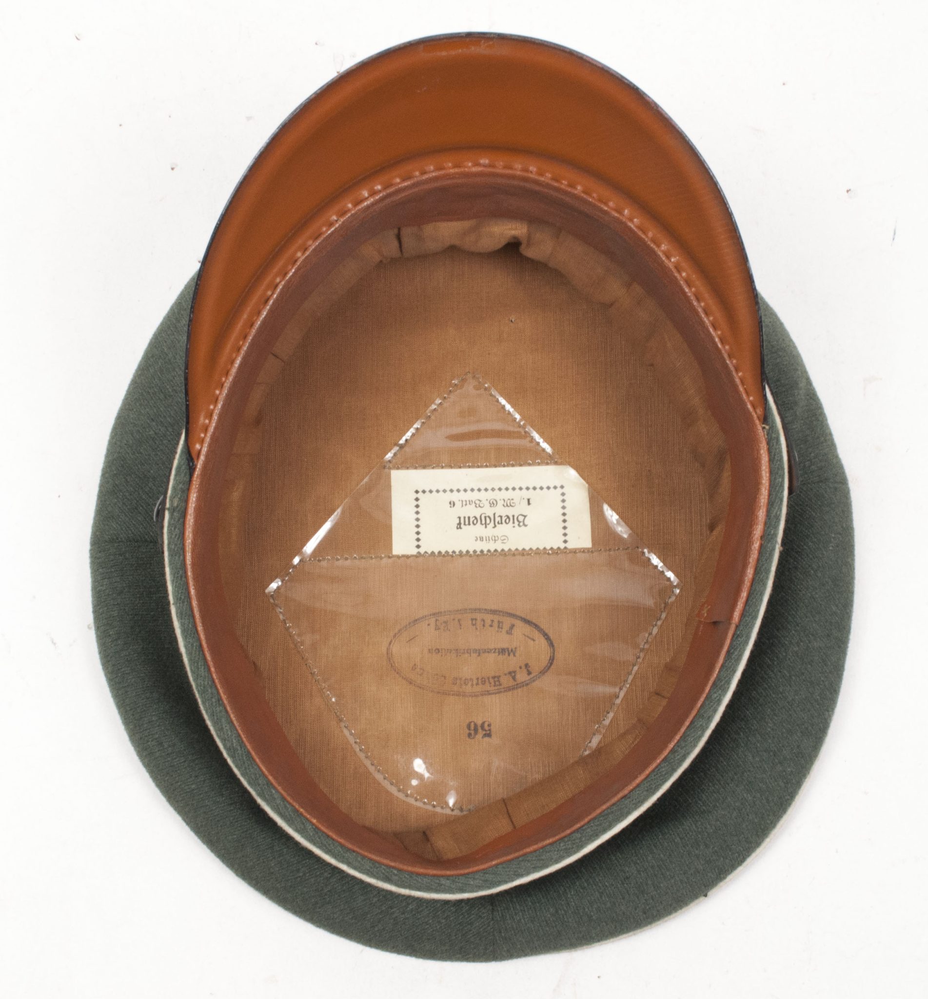 Wehrmacht (Heer) Infanterie Schirmmütze (NAMED: 1./M.G. Batl.6) - Image 19