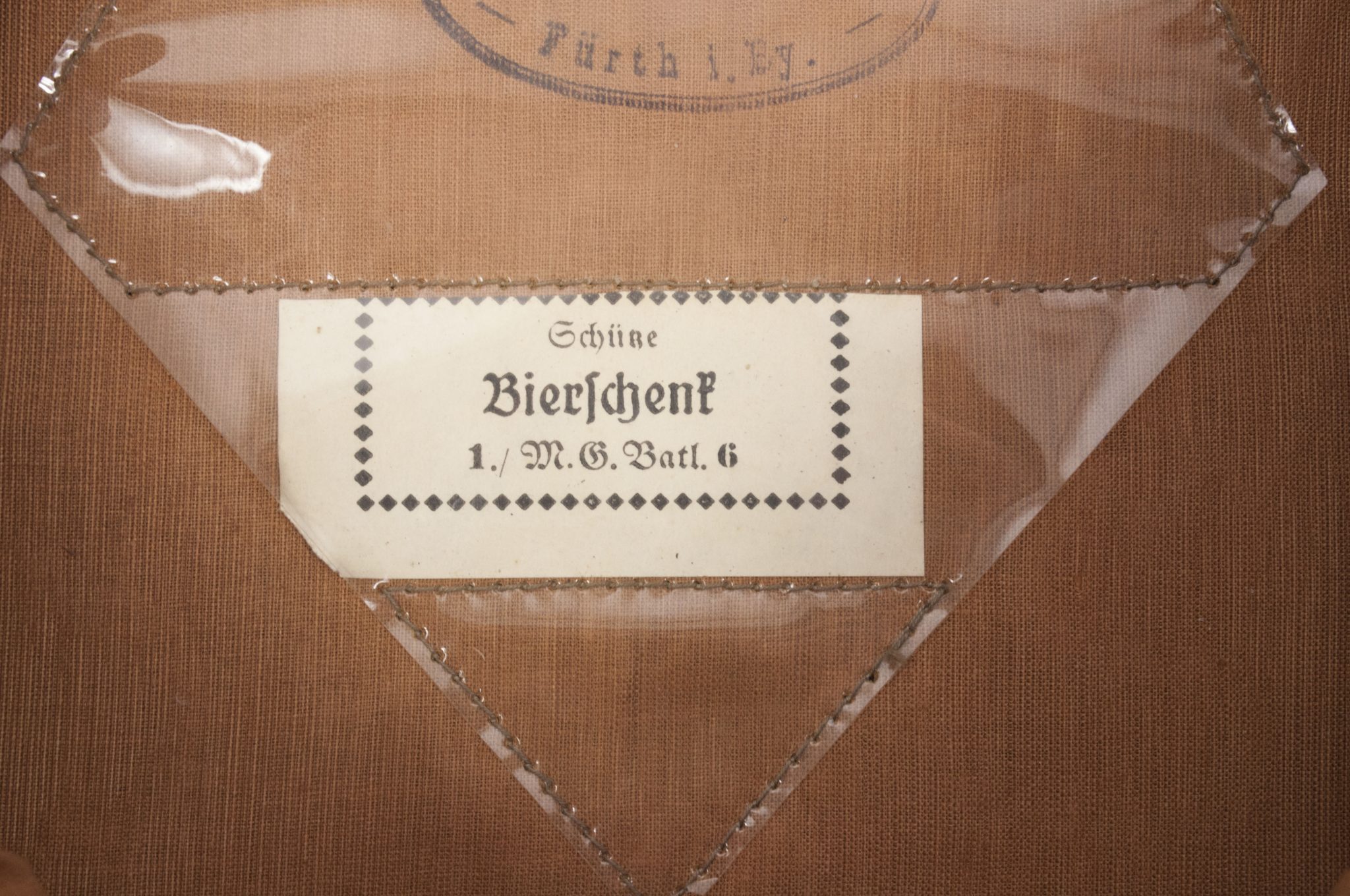 Wehrmacht (Heer) Infanterie Schirmmütze (NAMED: 1./M.G. Batl.6) - Image 26