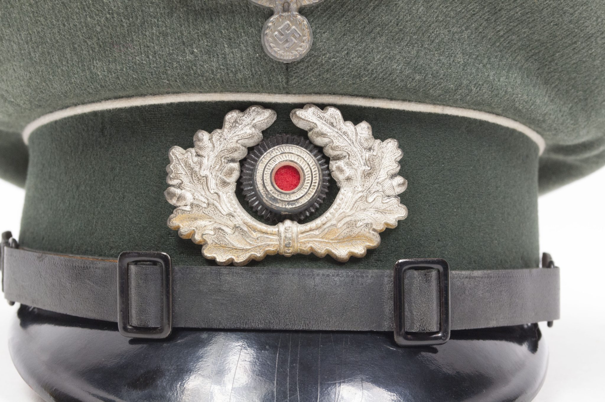 Wehrmacht (Heer) Infanterie Schirmmütze (NAMED: 1./M.G. Batl.6) - Image 3