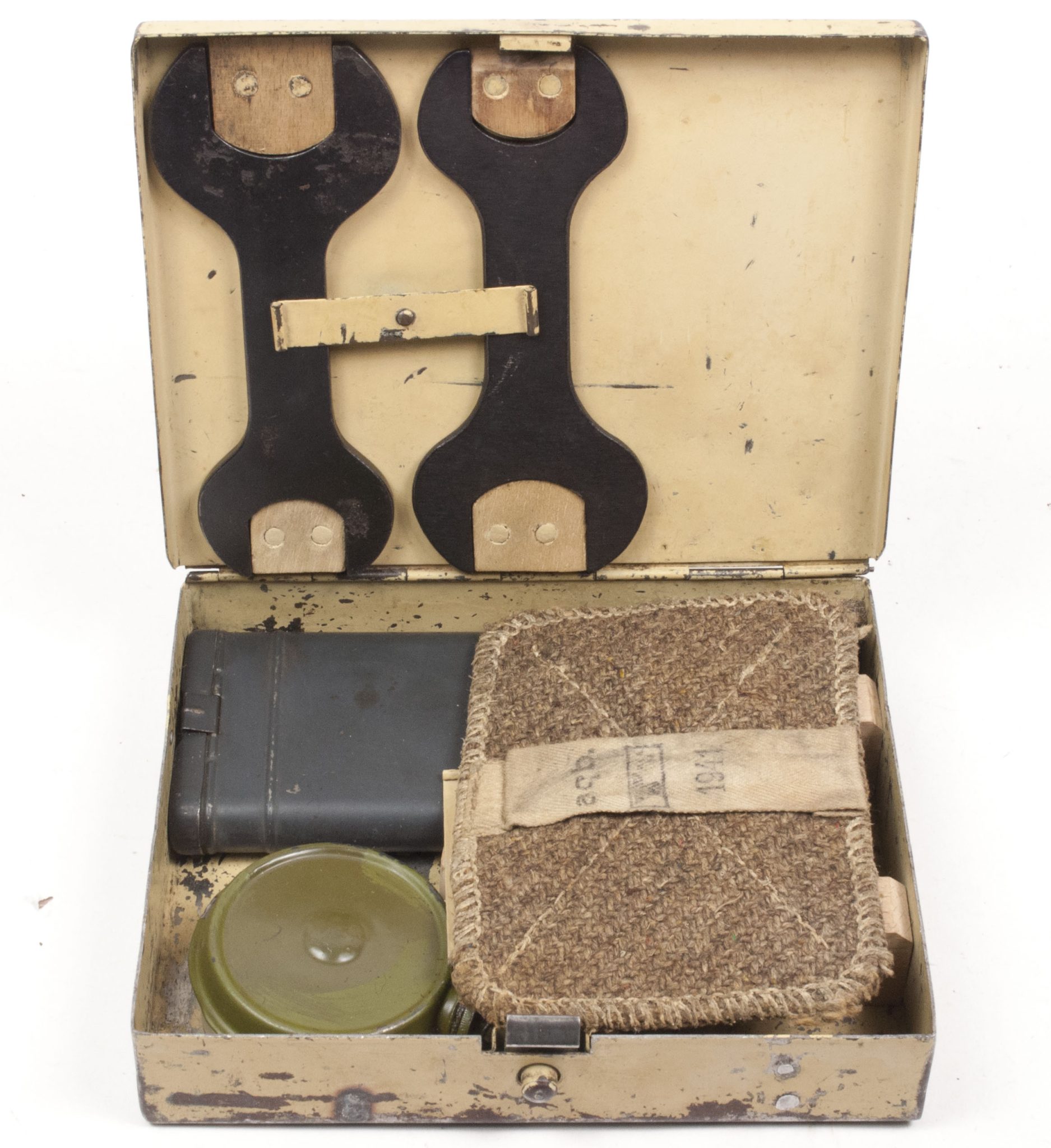 Wehrmacht (Heer) MG. Werkzeugkiste für gepanzerte Fahrzeuge - RARE - Image 19