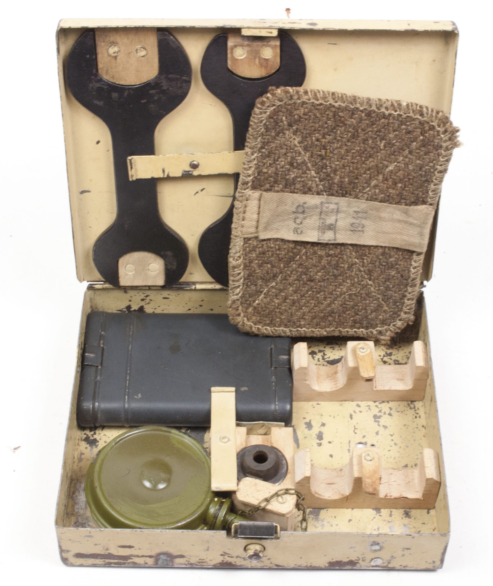 Wehrmacht (Heer) MG. Werkzeugkiste für gepanzerte Fahrzeuge - RARE - Image 20