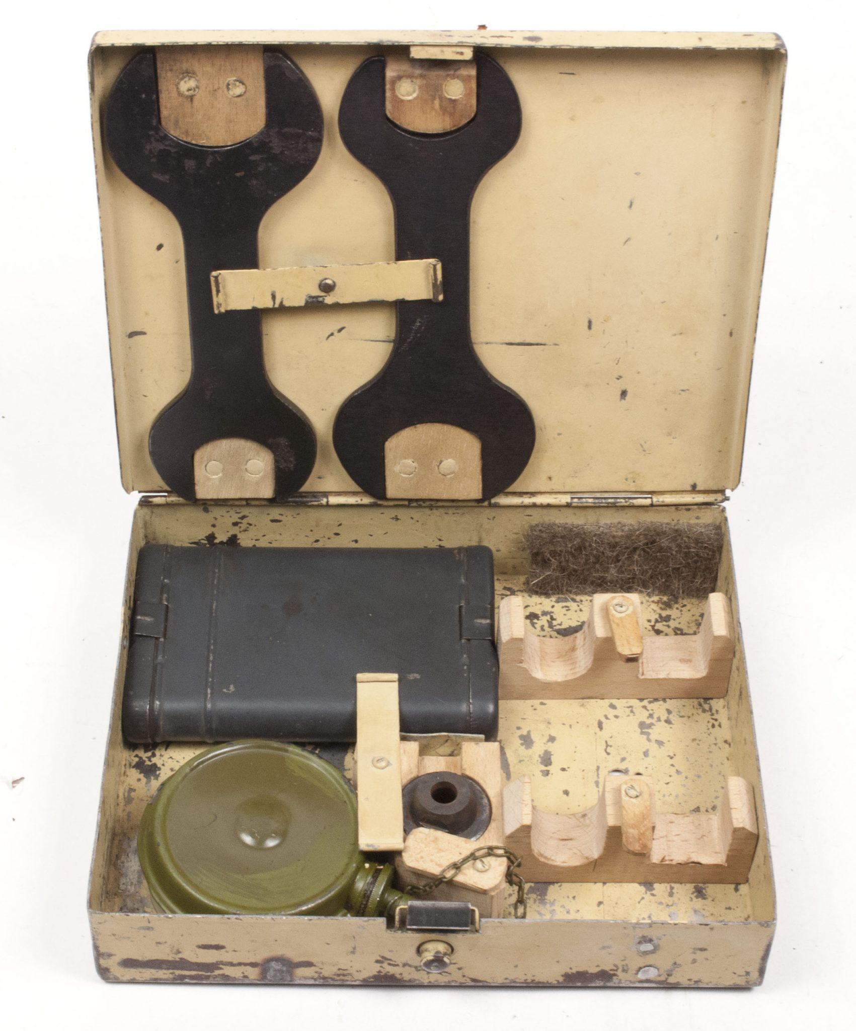 Wehrmacht (Heer) MG. Werkzeugkiste für gepanzerte Fahrzeuge - RARE - Image 21