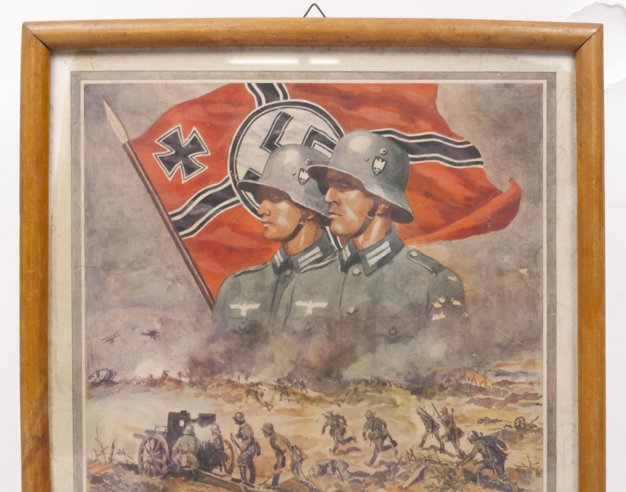 Wehrmacht (Heer) framed luxuary Infantery citation (40x30 cm) (1938) - Image 10