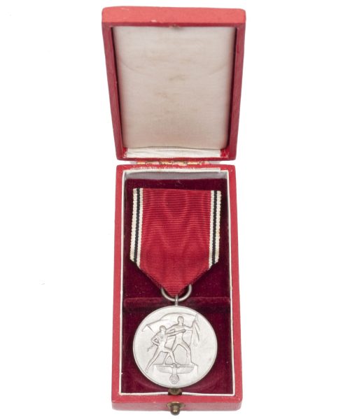 Anschluss medaille + etui Austria annexation medal + case (1938)
