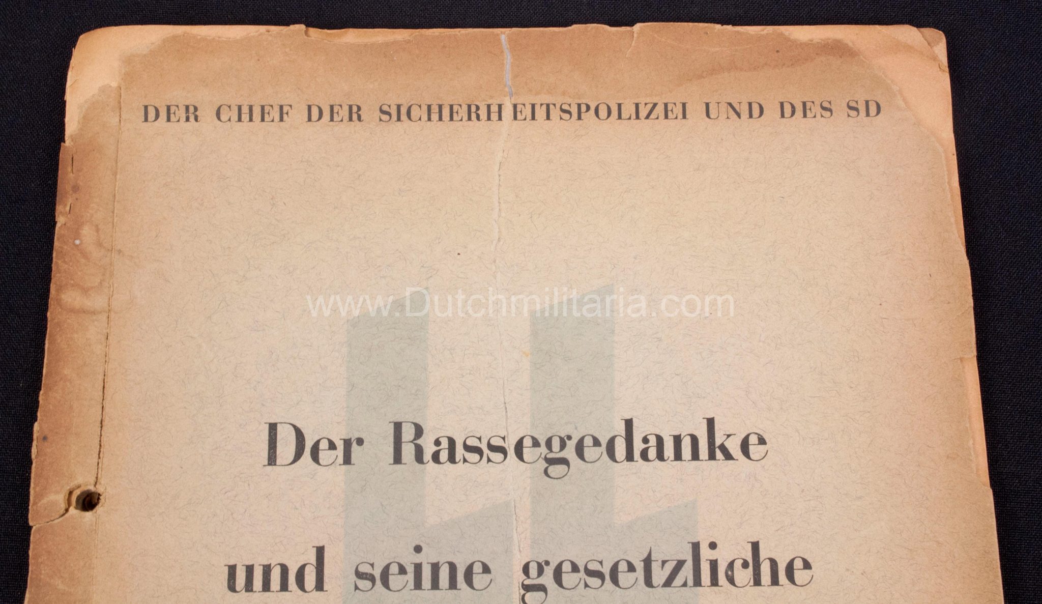 (Book) SS - Der Chef der Sicherheitspolizei und des SD - Der Rassegedanke und seine gesetzliche Gestaltung (1940) - EXTREMELY RARE!!! - Image 24