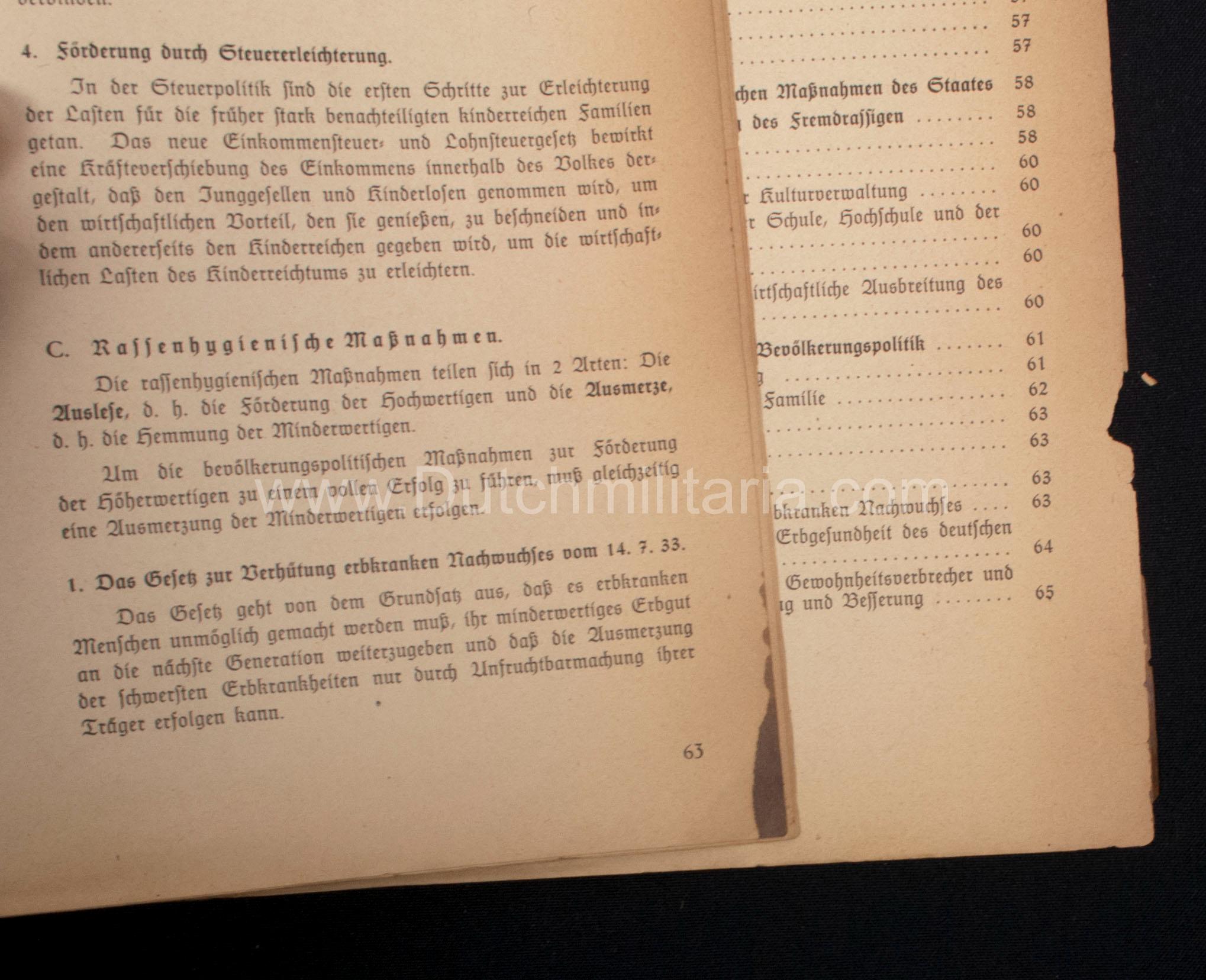 (Book) SS - Der Chef der Sicherheitspolizei und des SD - Der Rassegedanke und seine gesetzliche Gestaltung (1940) - EXTREMELY RARE!!! - Image 47