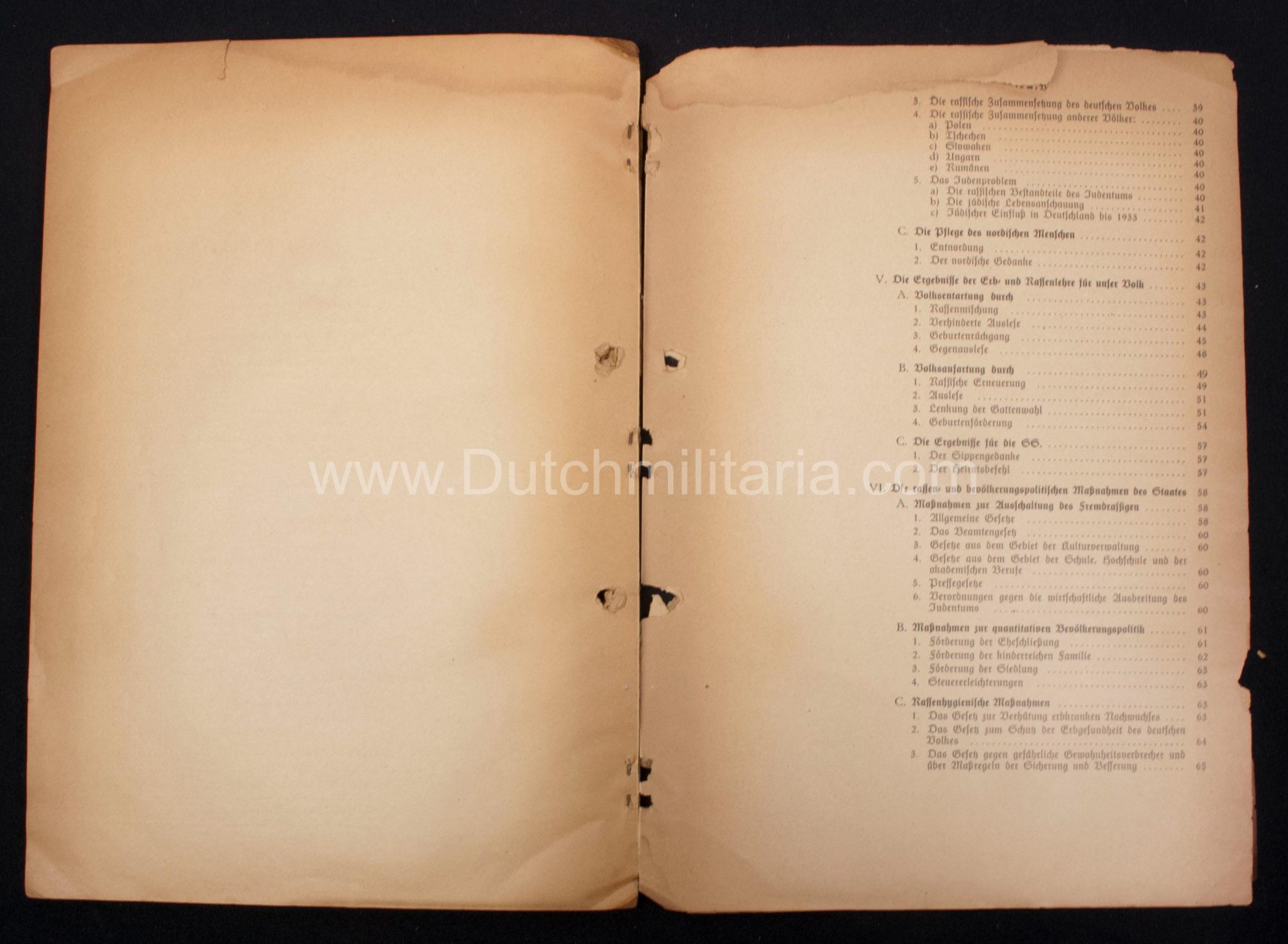 (Book) SS - Der Chef der Sicherheitspolizei und des SD - Der Rassegedanke und seine gesetzliche Gestaltung (1940) - EXTREMELY RARE!!! - Image 49