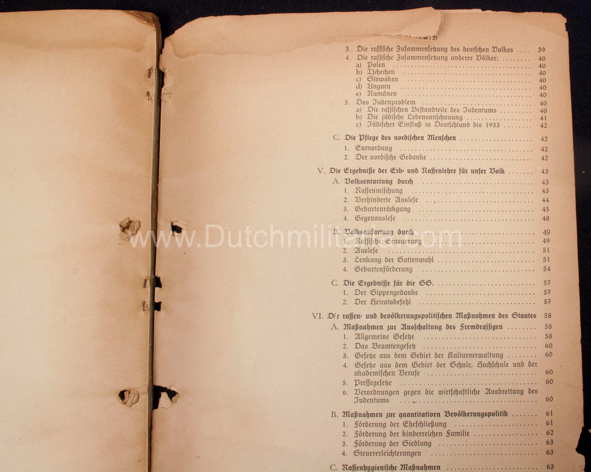 (Book) SS - Der Chef der Sicherheitspolizei und des SD - Der Rassegedanke und seine gesetzliche Gestaltung (1940) - EXTREMELY RARE!!! - Image 53