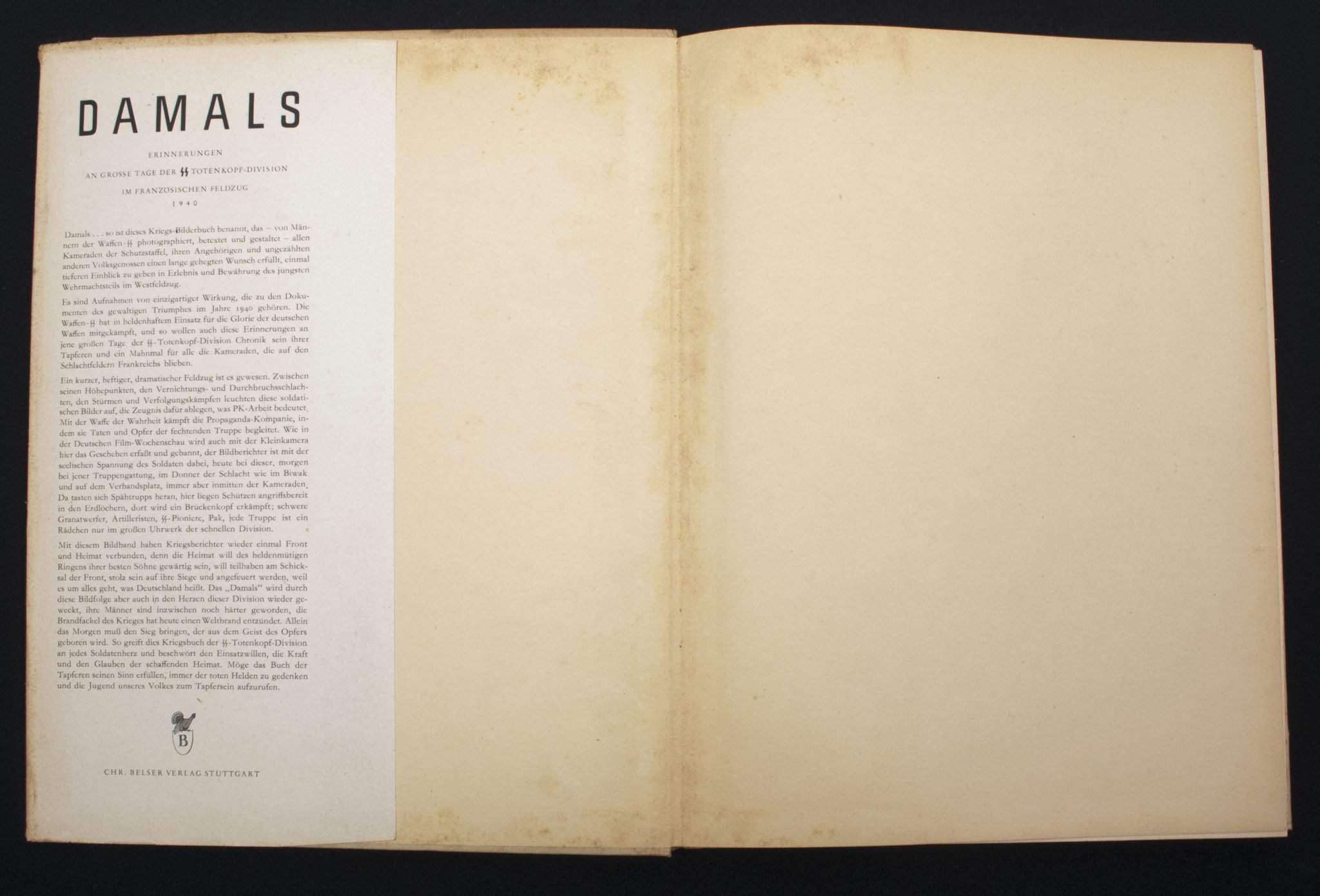 (Book) SS-Totenkopf-Division - Damals (1940)