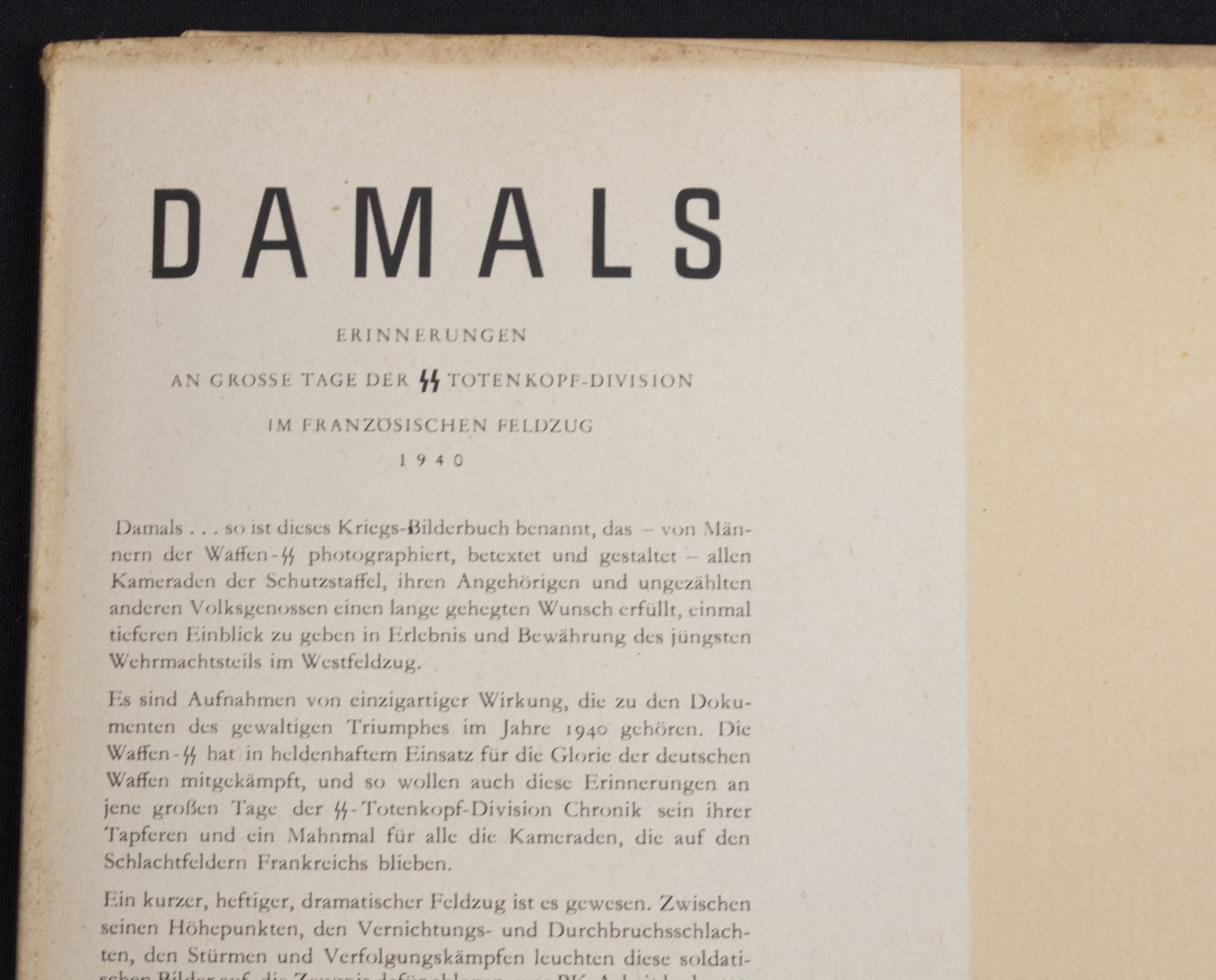 (Book) SS-Totenkopf-Division - Damals (1940)