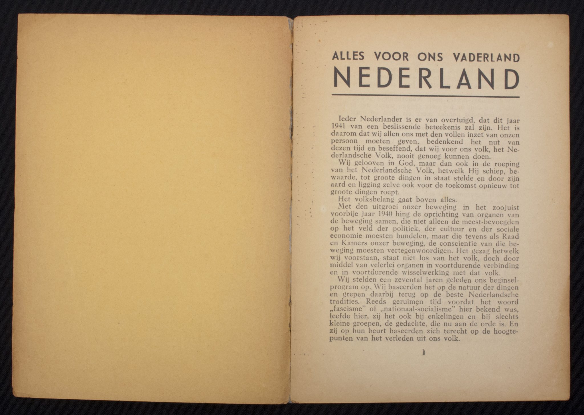 (Brochures) Arnold Meijer - Zwart Front - twee brochures