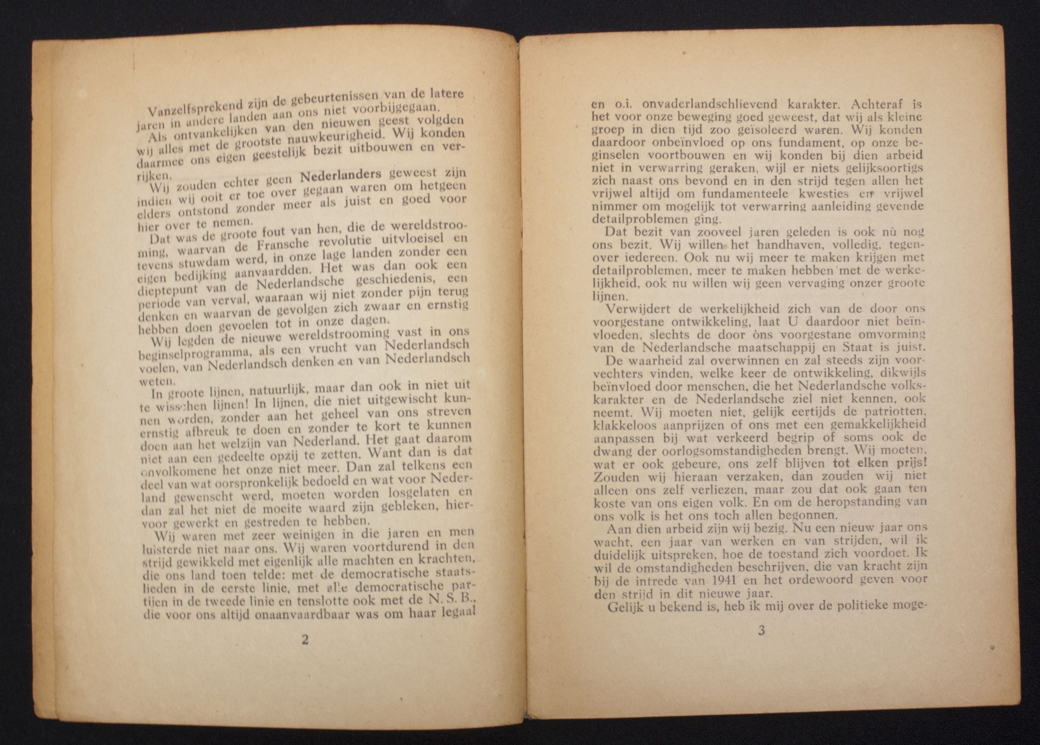 (Brochures) Arnold Meijer - Zwart Front - twee brochures