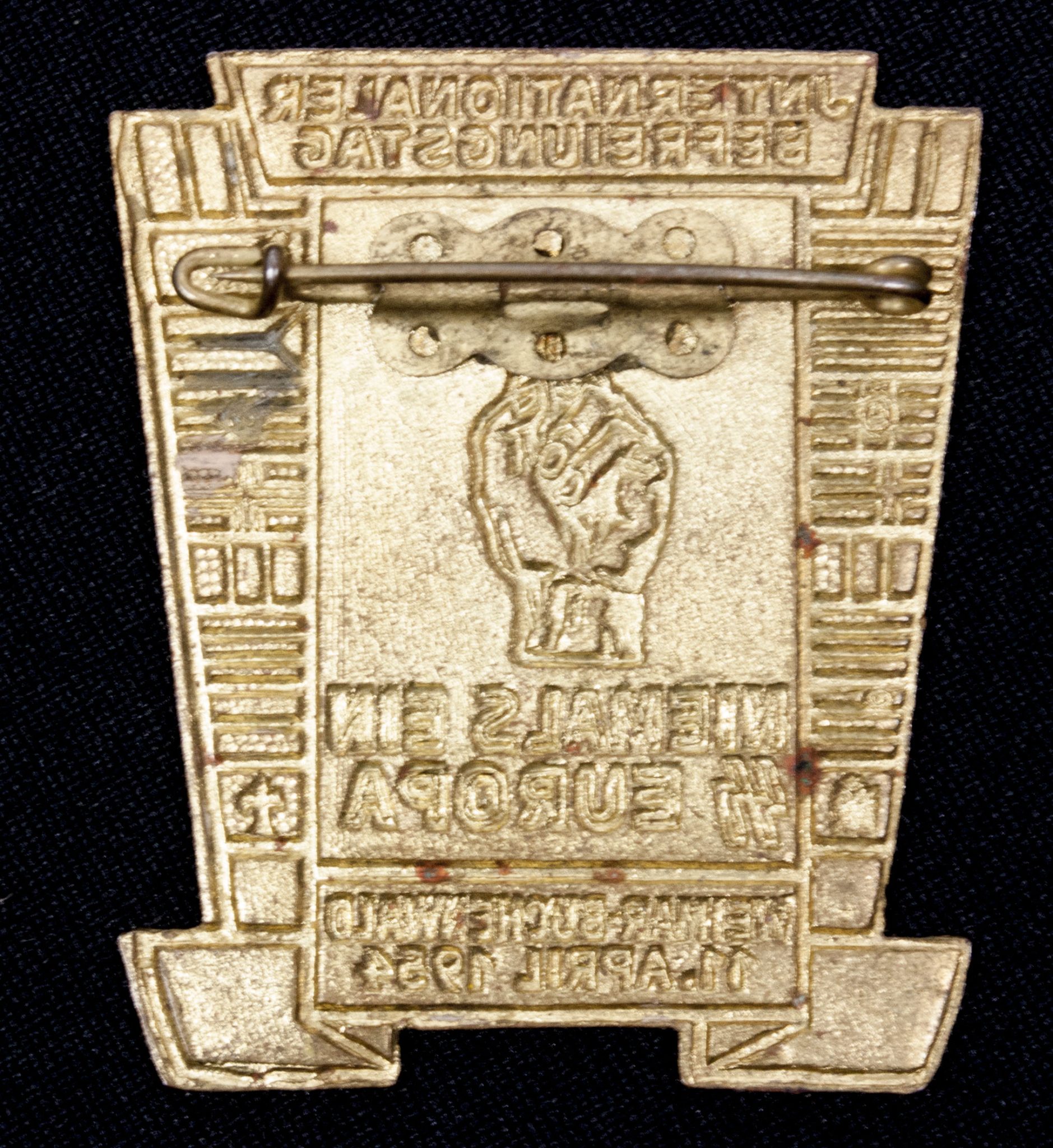 (DDR) Internationaler Befreiungstag Niemals ein SS Europa Weimar-Buchenwald 11. april 1954 (2) (DDR) Internationaler Befreiungstag Niemals ein SS Europa Weimar-Buchenwald 11. april 1954