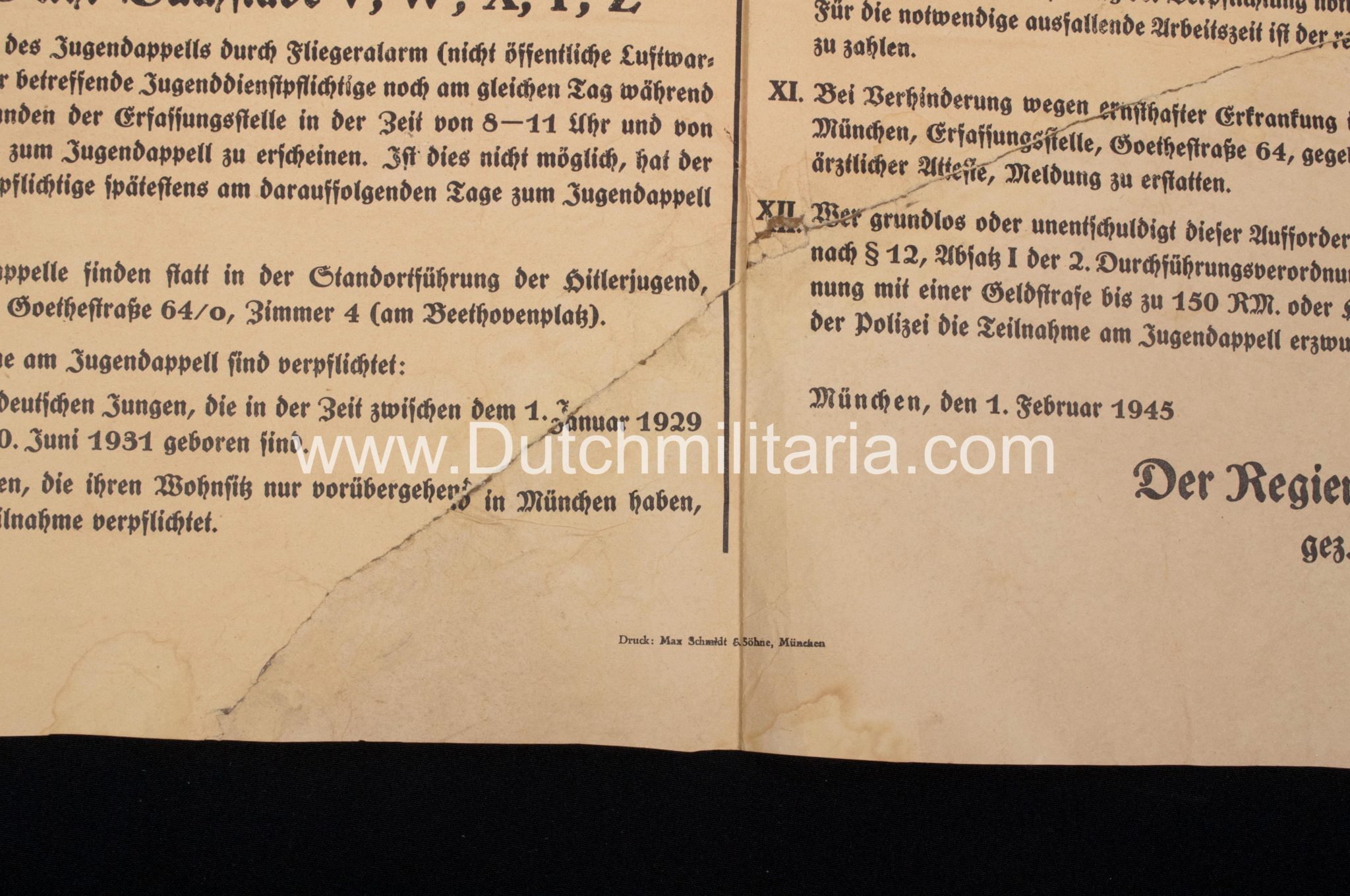 (Poster) Hitlerjugend (HJ) Jugend-Appell der Hitlerjugend 1945 - RARE - Image 16