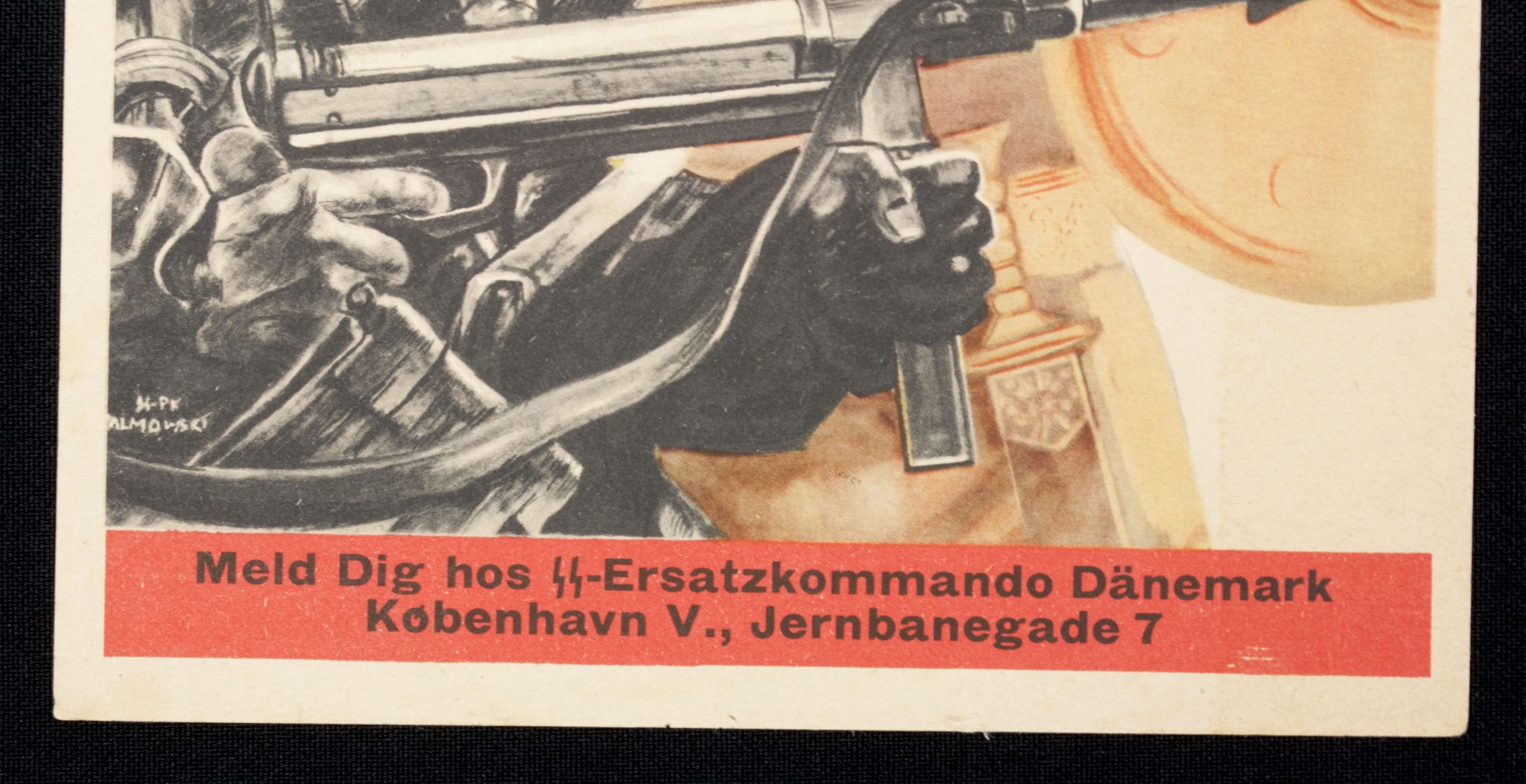(Denmark) For Danmark! Mod Bolchevismen! SS-Ersatzkommando Dänemark propaganda flyer