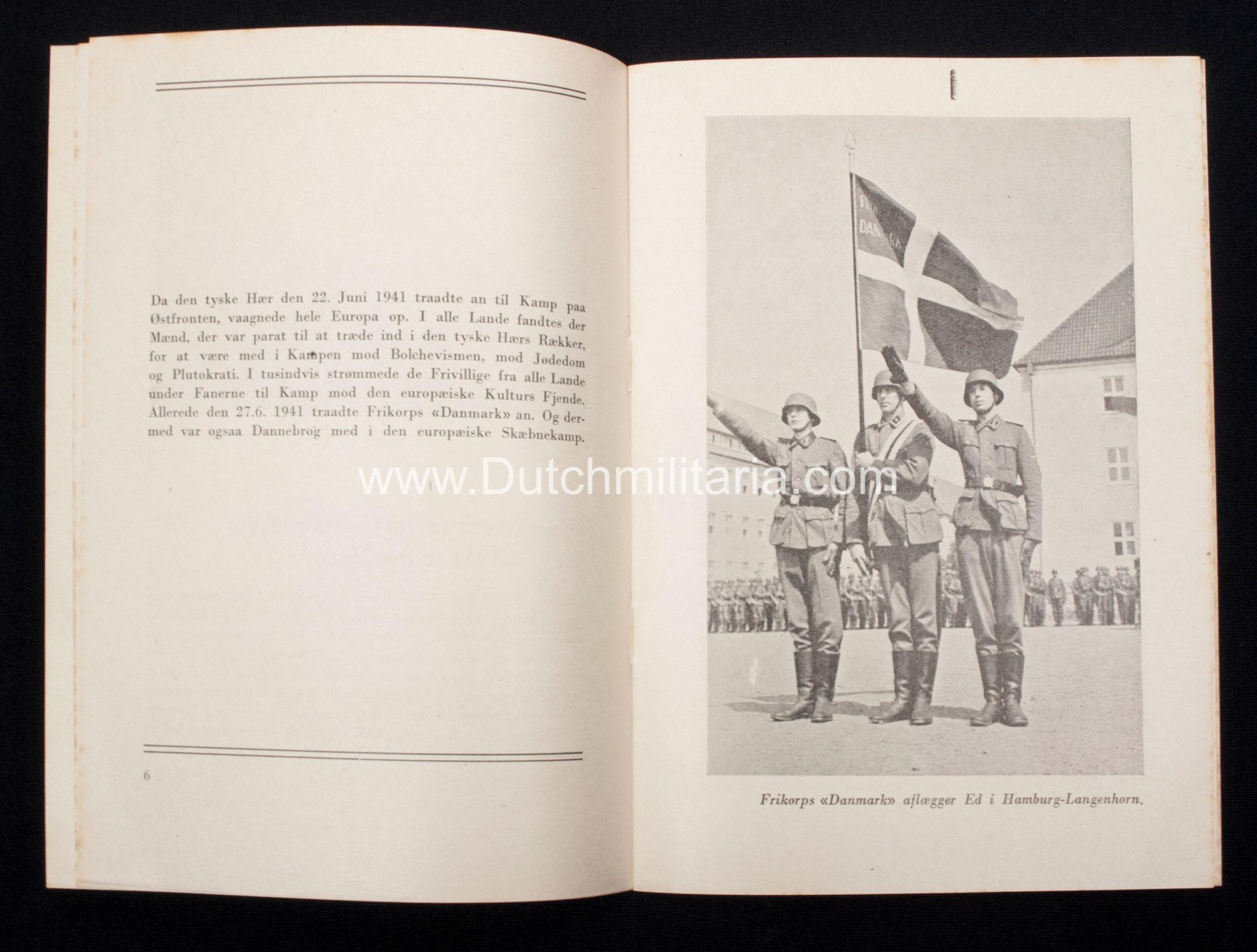 (Denmark) Waffen-SS of Frikorps Danmark kalder ogsaa paa dig! (1941) - Extremely Rare