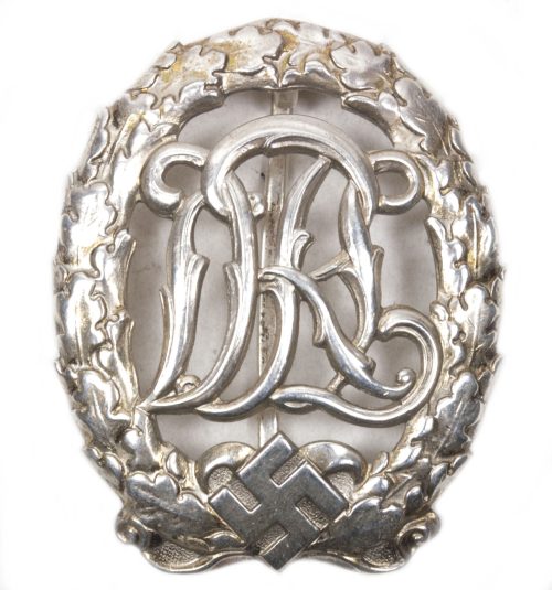Deutsches Reichssportabzeichen (DRL) silber – (Maker Ernst L. Müller)